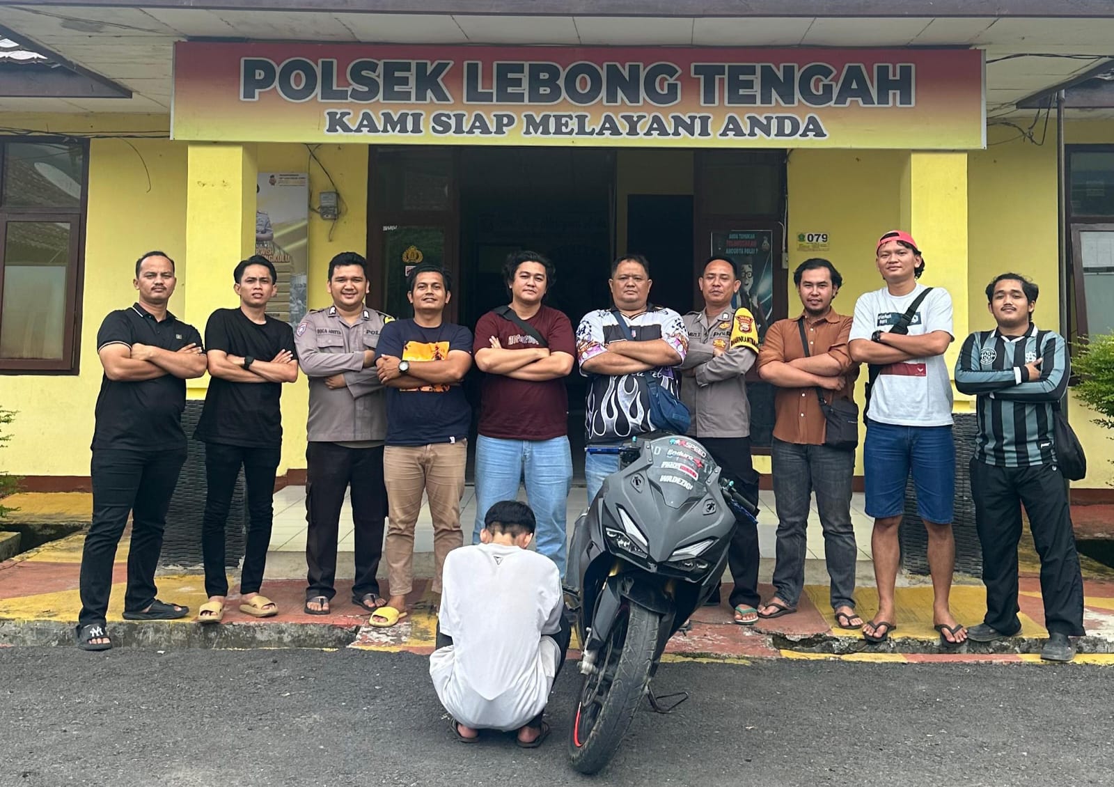 Remaja 15 Tahun Curi Motor CBR di Kota Bengkulu, Ditangkap Tim Resmob Macan Gading di Lebong