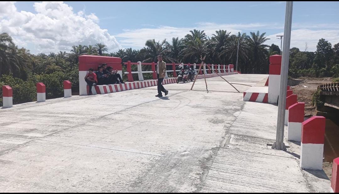 Penantian Panjang Berakhir, Jembatan Matan Penghubung Pasar Seluma-Rawa Indah Kini Berdiri Kokoh