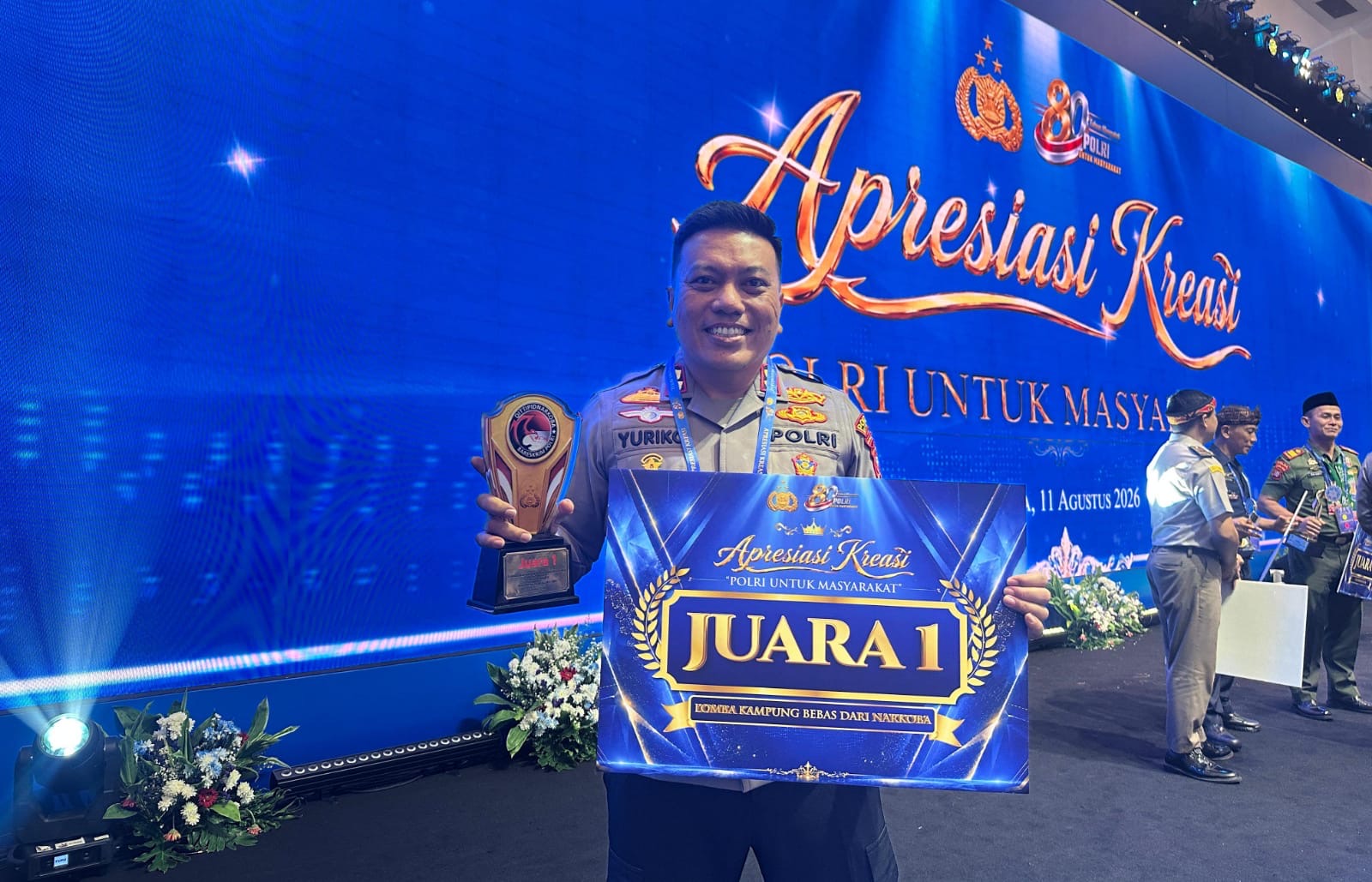 Raih Juara 1 Nasional Kampung Bebas Narkoba, Desa Taba Tebelet Jadi Pilot Project se-Indonesia