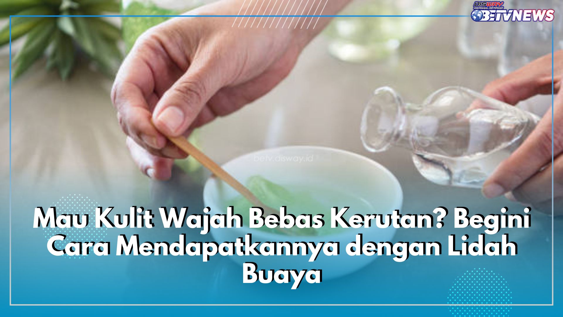 Mau Kulit Wajah Bebas Kerutan? Begini Cara Mendapatkannya dengan Lidah Buaya