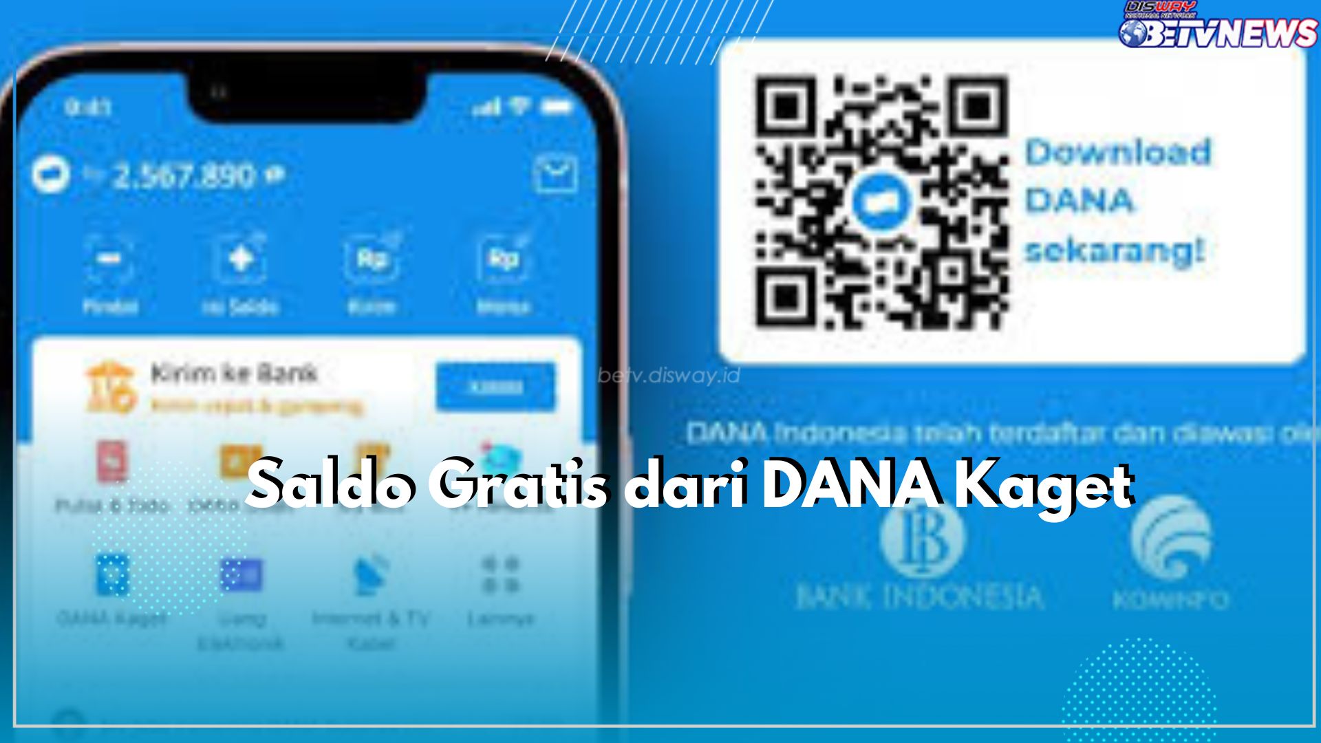 Cek Notifikasi! Ada Saldo DANA Gratis Masuk ke Dompet Digital, Buruan Klaim Caranya Disini!