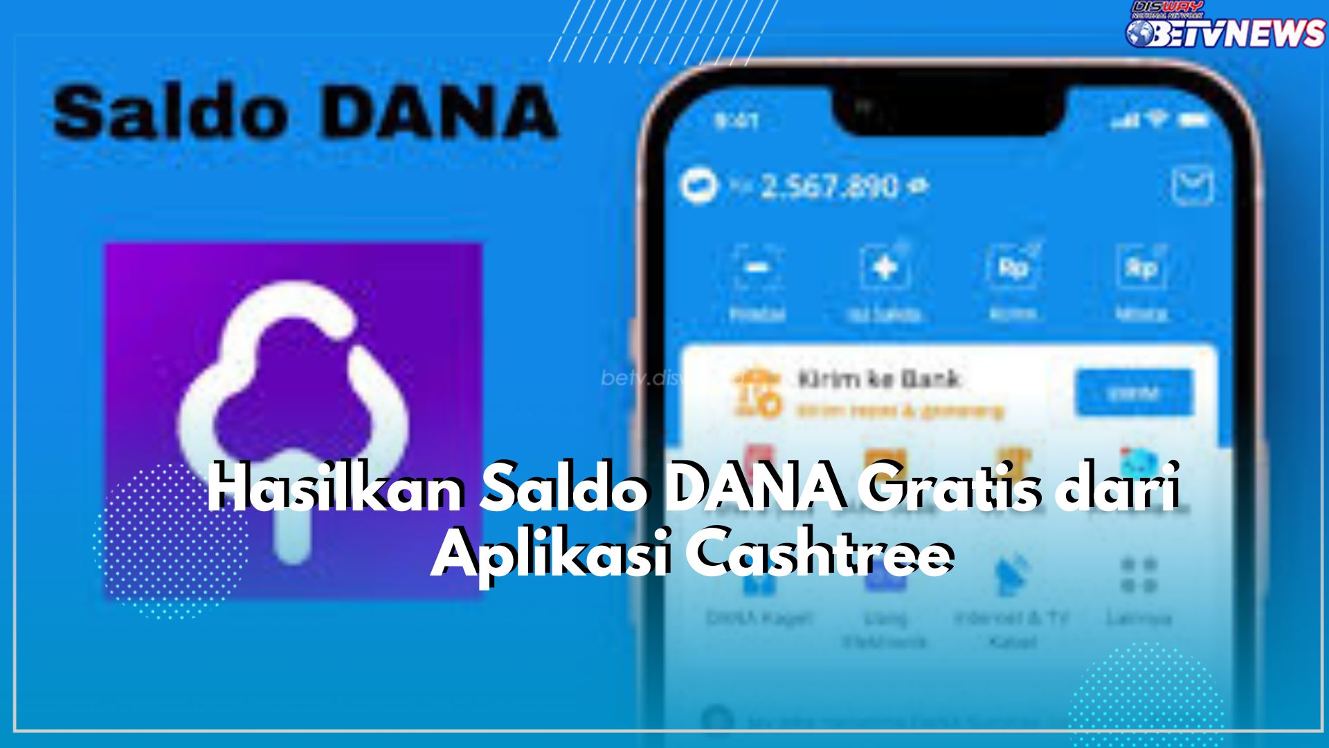 Mau Dapat Saldo DANA Gratis Tanpa Ribet Tanpa Modal? Yuk Mainkan Aplikasi Cashtree Sekarang Juga!