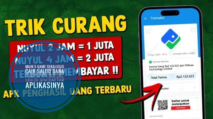 Main 5 Game Sekaligus Cair Saldo DANA hingga Rp1.000.000, Cek di Sini Daftar Aplikasinya