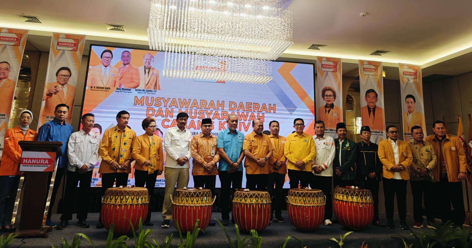 Terpilih Aklamasi di Musda ke-IV Sebagai Ketua DPD Hanura Bengkulu, Ini Target Usin Sembiring