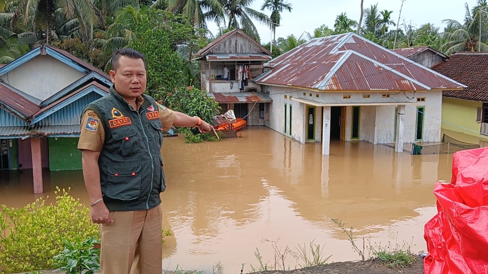 Bengkulu Tengah Dikepung Banjir: 54 Rumah di Taba Terunjam Terendam, BPBD Siagakan Perahu Karet