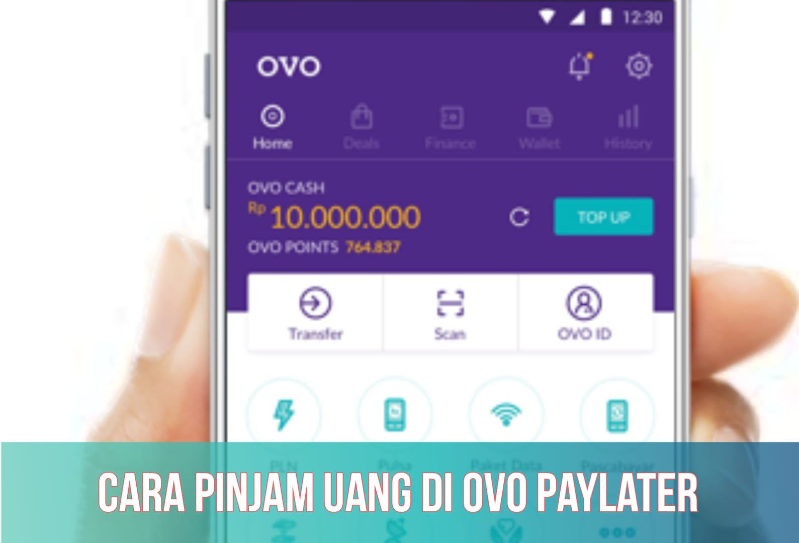Cek Cara dan Syarat Pinjam OVO PayLater, Saldo Rp10 Juta Langsung Cair ke Dompet Digital Hitungan Menit