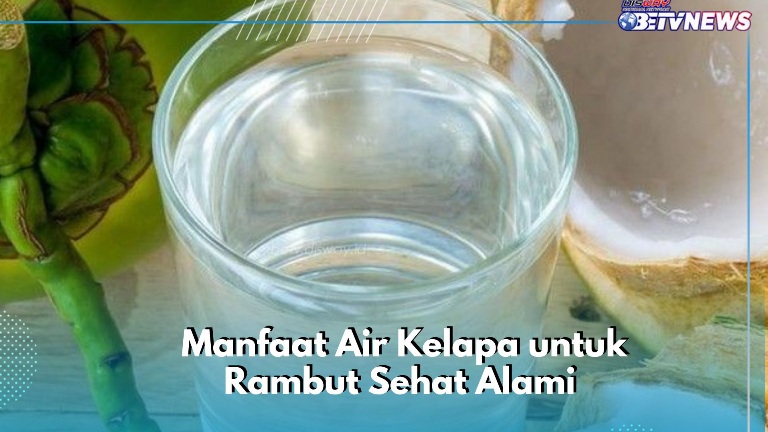 Cek Sekarang! Manfaat Air Kelapa untuk Rambut Sehat Alami, Cukup Rutinkan Sehari-hari