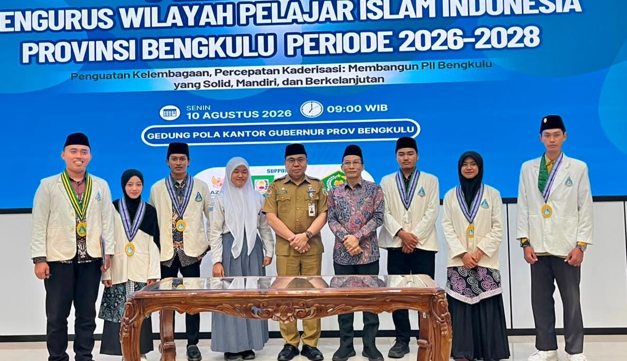 PW PII Provinsi Bengkulu Periode 2026-2028 Resmi Dilantik 