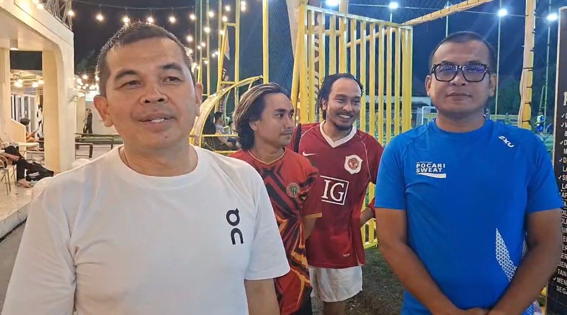 Polresta Bengkulu Pererat Sinergi Bersama Insan Pers Lewat Olahraga Bersama