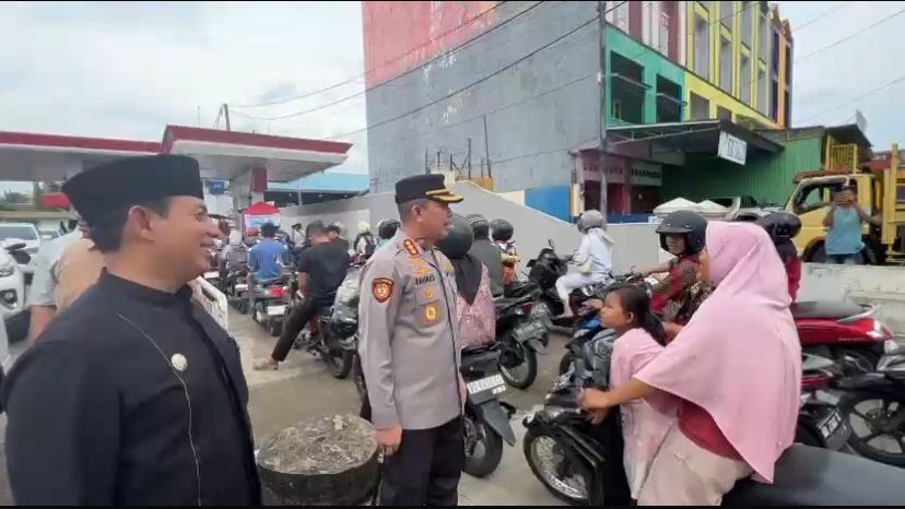Pastikan Stok BBM Aman Selama Ramadan, Pemkot dan Polresta Bengkulu Sidak SPBU