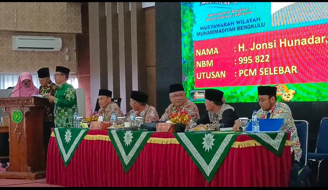 Rohidin Mersyah, Rahiman Dani dan 11 Nama Calon Pimpinan Muhammadiyah Diumumkan