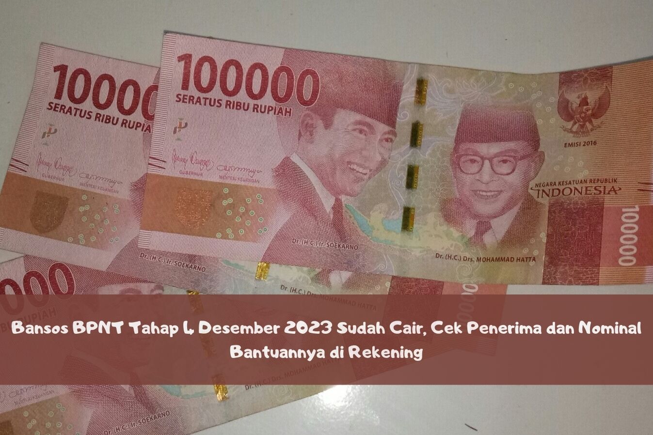 Bansos BPNT Tahap 4 Desember 2023 Sudah Cair, Cek Penerima dan Nominal Bantuannya di Rekening