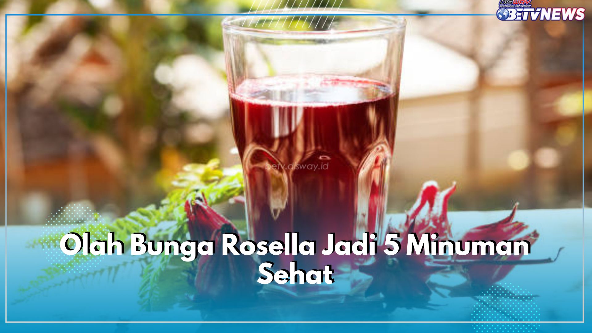 Olah Bunga Rosella Jadi 5 Minuman Sehat Ini, Memberi Energi Tubuh dengan Mengonsumsinya di Pagi Hari