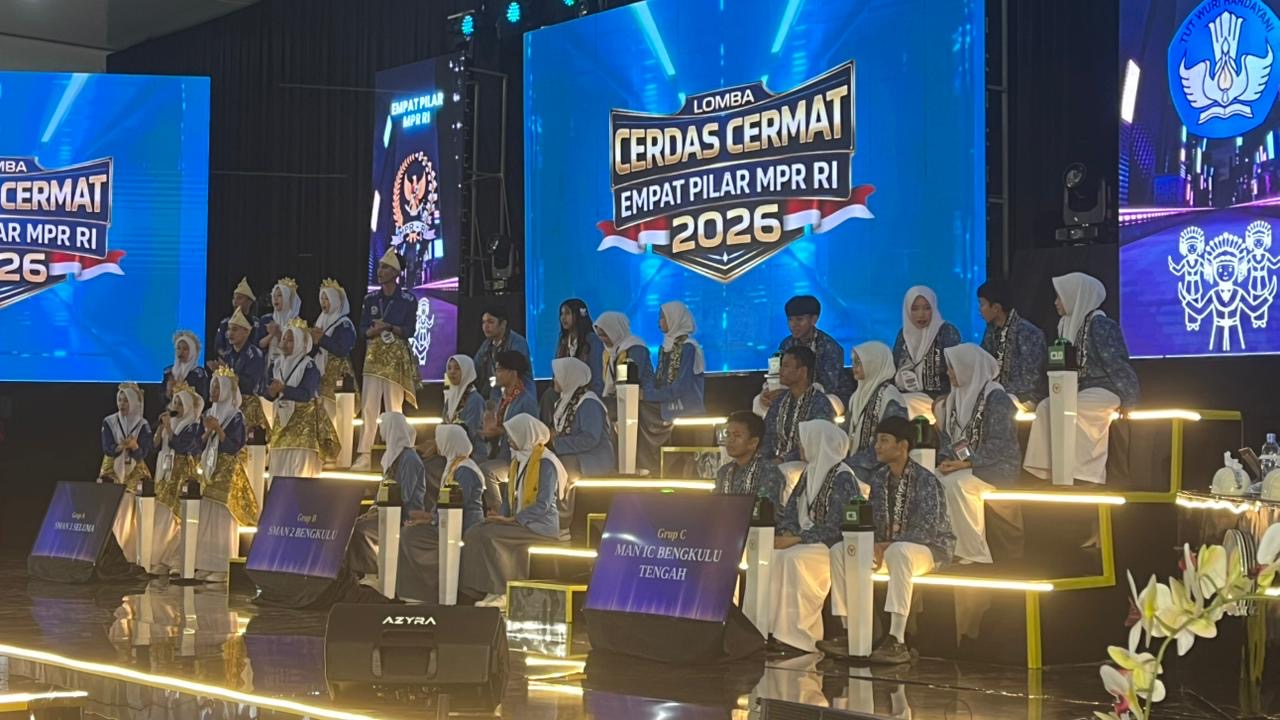 Tingkatkan Wawasan Kebangsaan, Pelajar Terbaik se-Bengkulu Beradu di LCC Empat Pilar MPR RI
