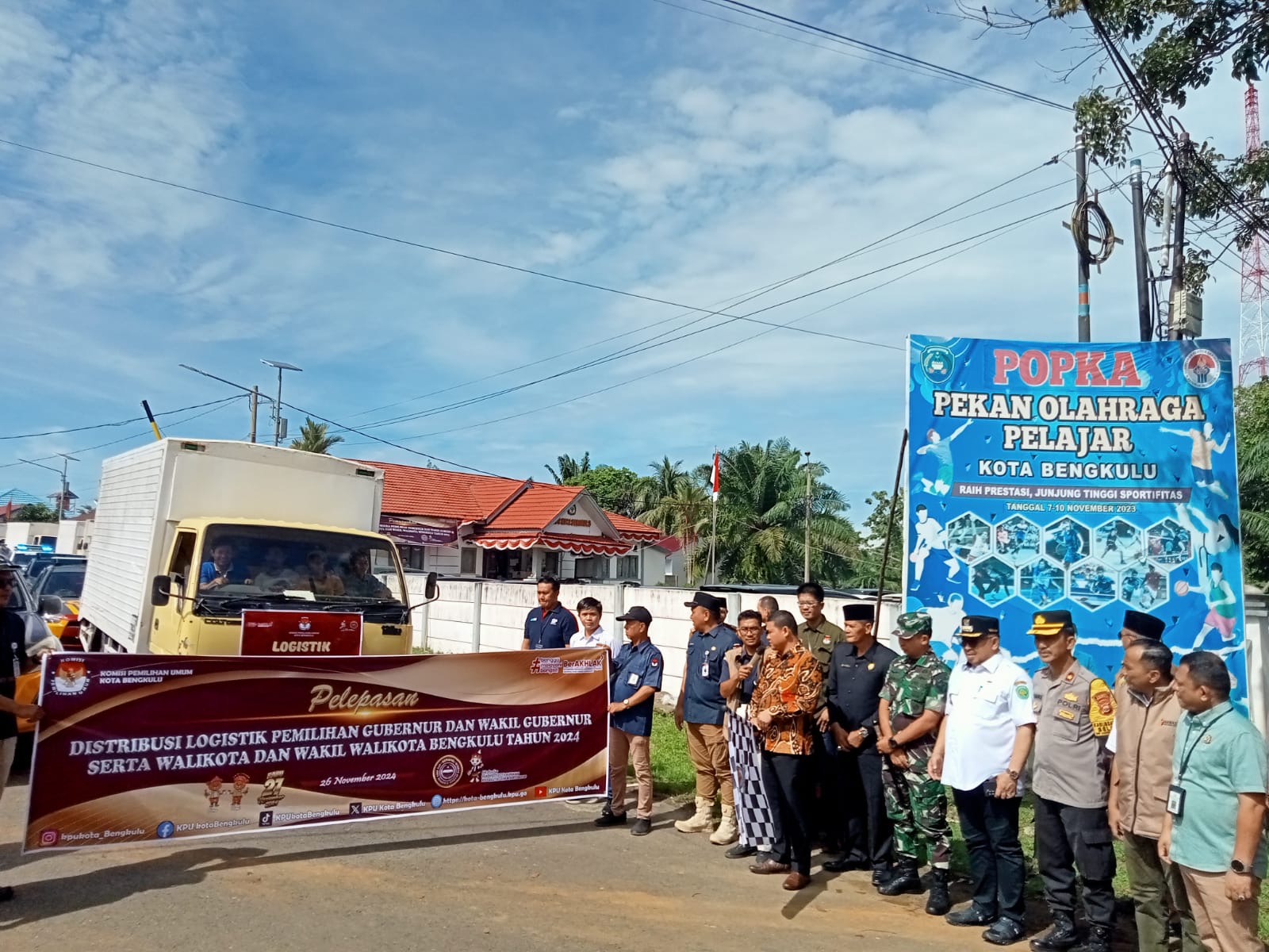 Logistik Pilkada Kota Bengkulu Mulai Didistribusikan Hari Ini