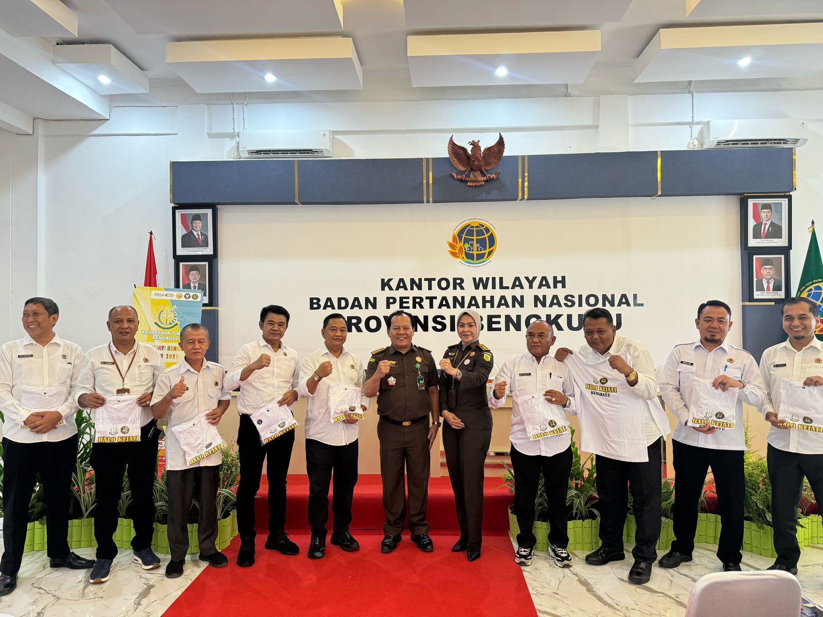 Kegiatan Halo Kejati Bengkulu di Kanwil BPN Provinsi Bengkulu