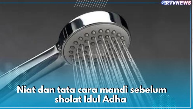 Catat! Ini Niat dan Tata Cara Mandi Sebelum Sholat Idul Adha yang Benar