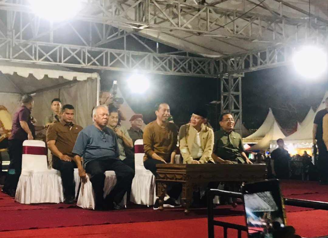 Presiden RI Joko Widodo 'Keliling' di Festival Tabut Bengkulu