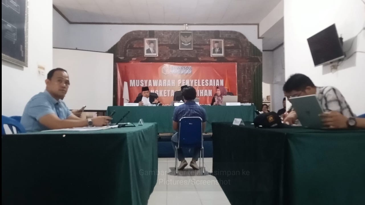 Sidang Musyawarah Penyelesaian Sengketa, Ariyono Gumay-Harialyyanto Hadirkan 4 Saksi, KPU 13 Saksi