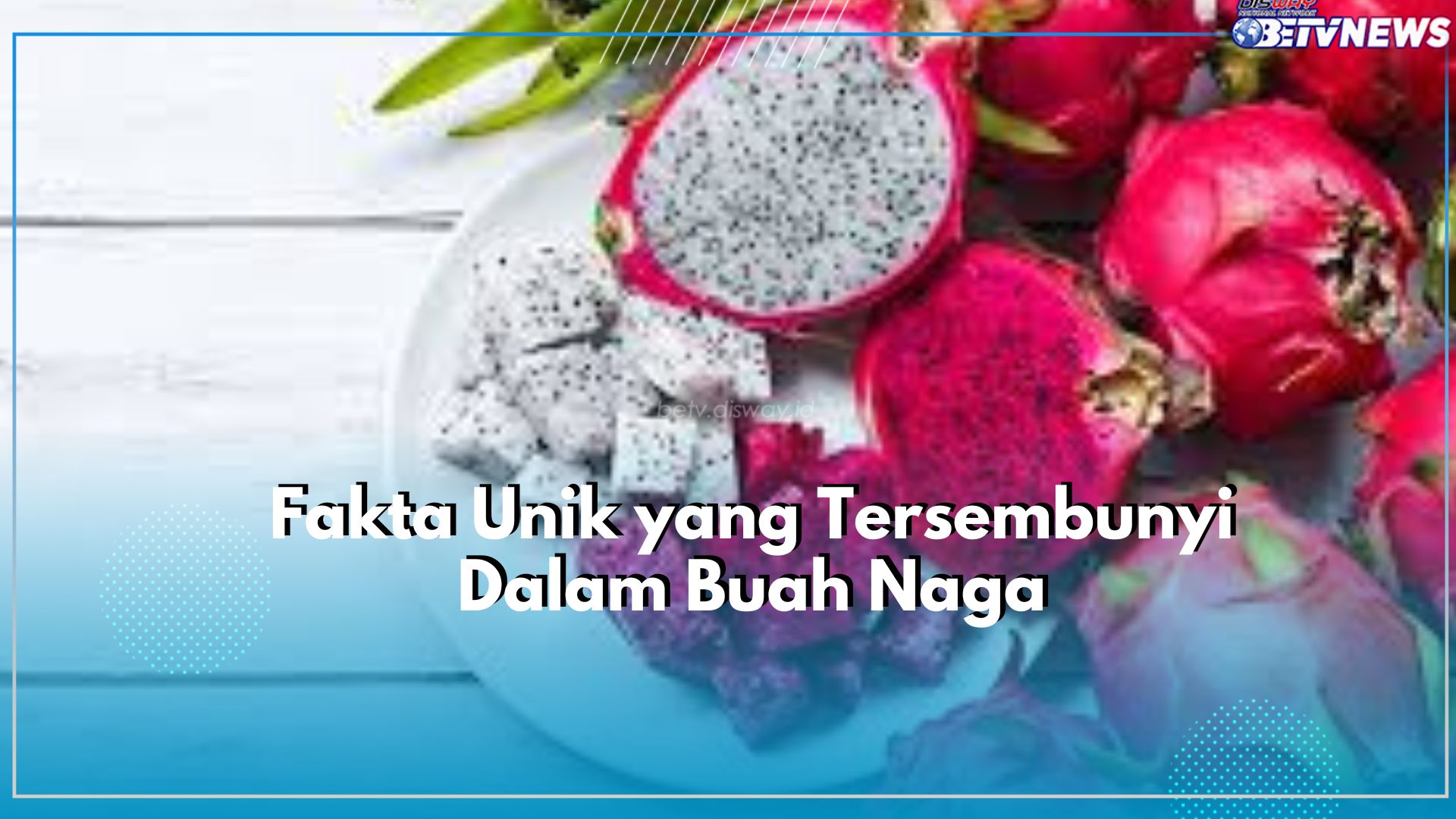 Tersimpan Banyak Kandungan Nutrisi Dalam Buah Naga, Yuk Cek Fakta Unik Lainnya Disini!