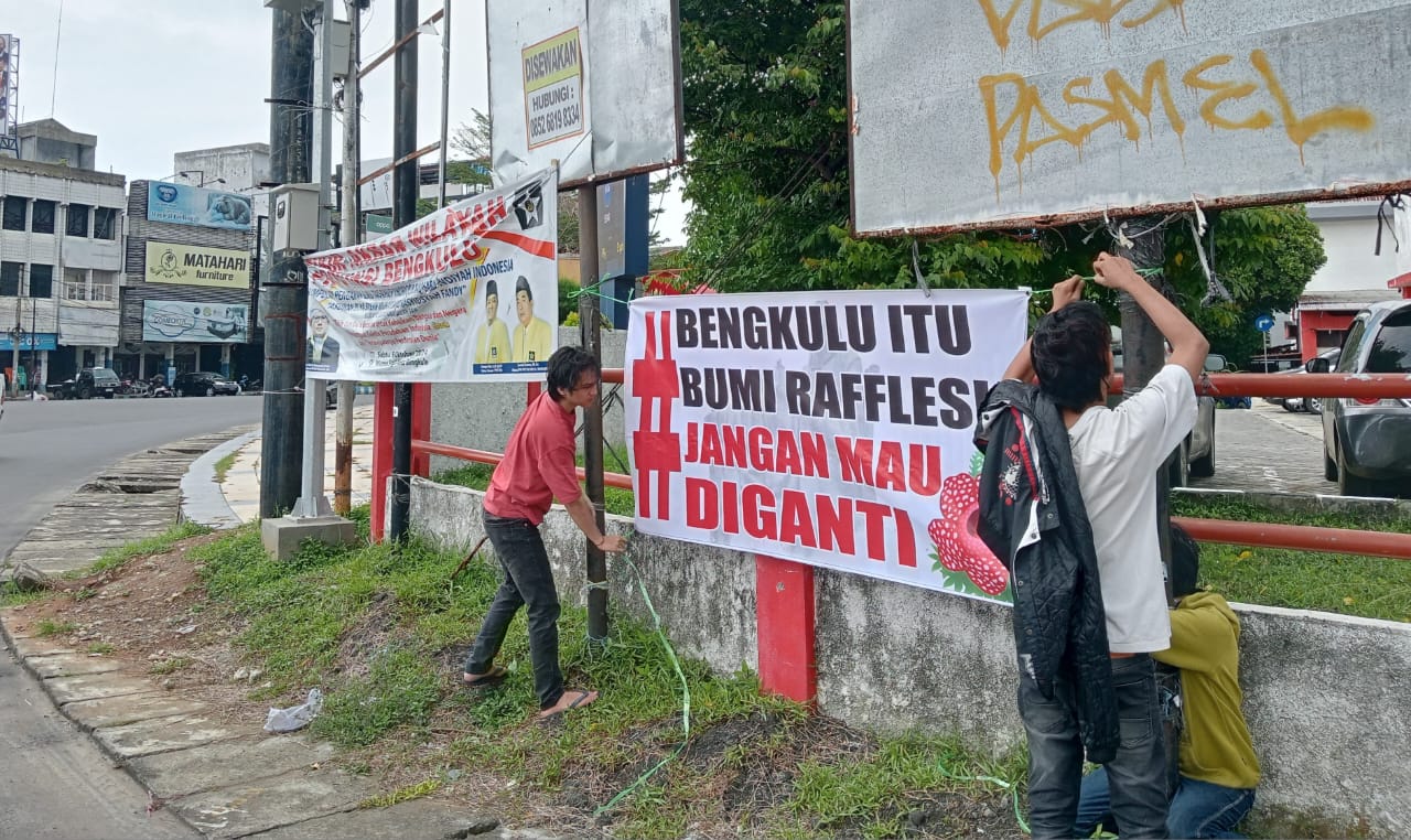 Pemuda Bengkulu Tolak Wacana Helmi Hasan Ganti Identitas Bumi Rafflesia Menjadi Merah Putih 