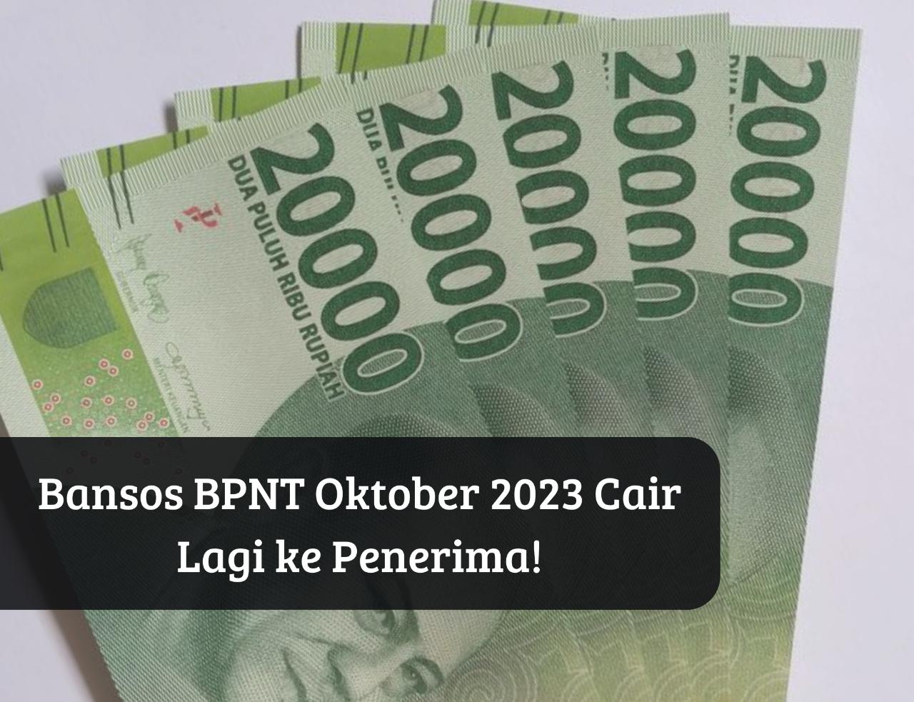 Sudah Cek Rekening Kamu? Bansos BPNT 2023 Cair Lagi Hari Ini, Penerima Dapat Uang Gratis Rp400 Ribu