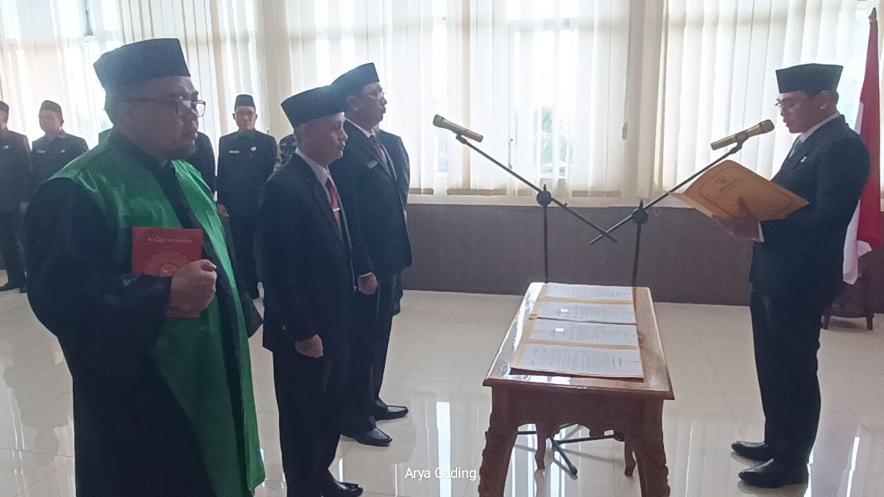 Bupati Seluma Lantik Pj Sekda, Copot Kadis Dikbud Terkait Rekomendasi Ombudsman