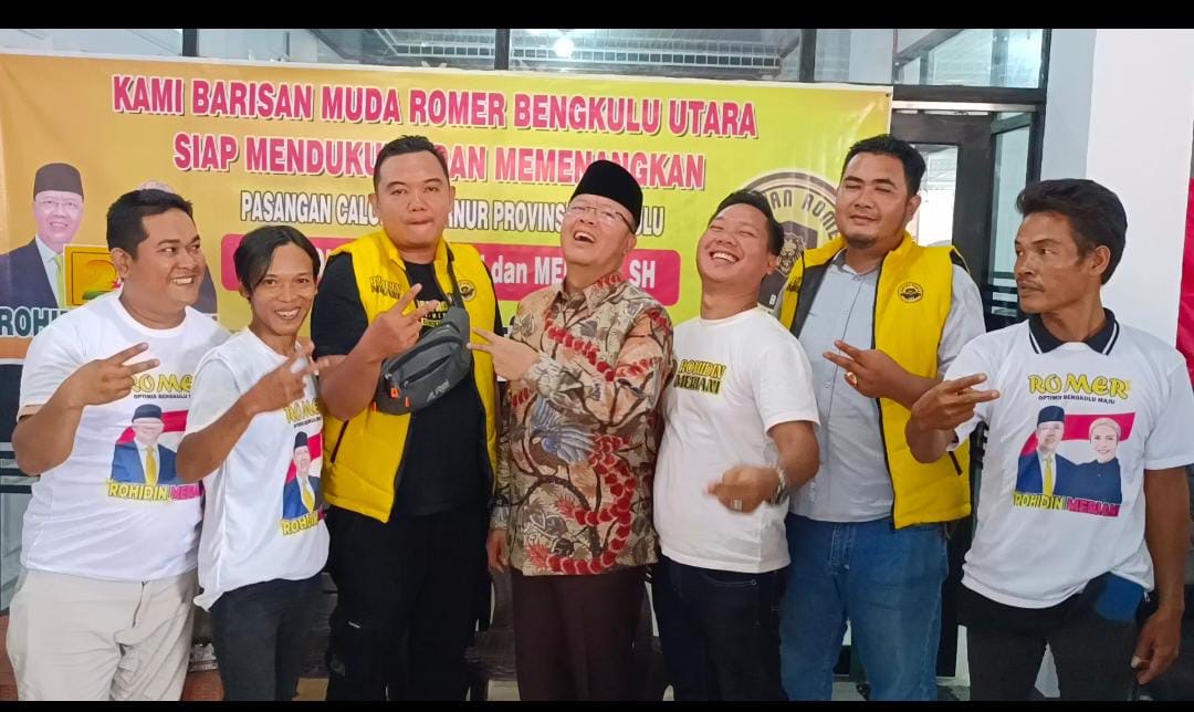 Pemuda Bengkulu Utara Menilai Rohidin Mersyah Sosok Pemimpin yang Terbuka dan Peduli 