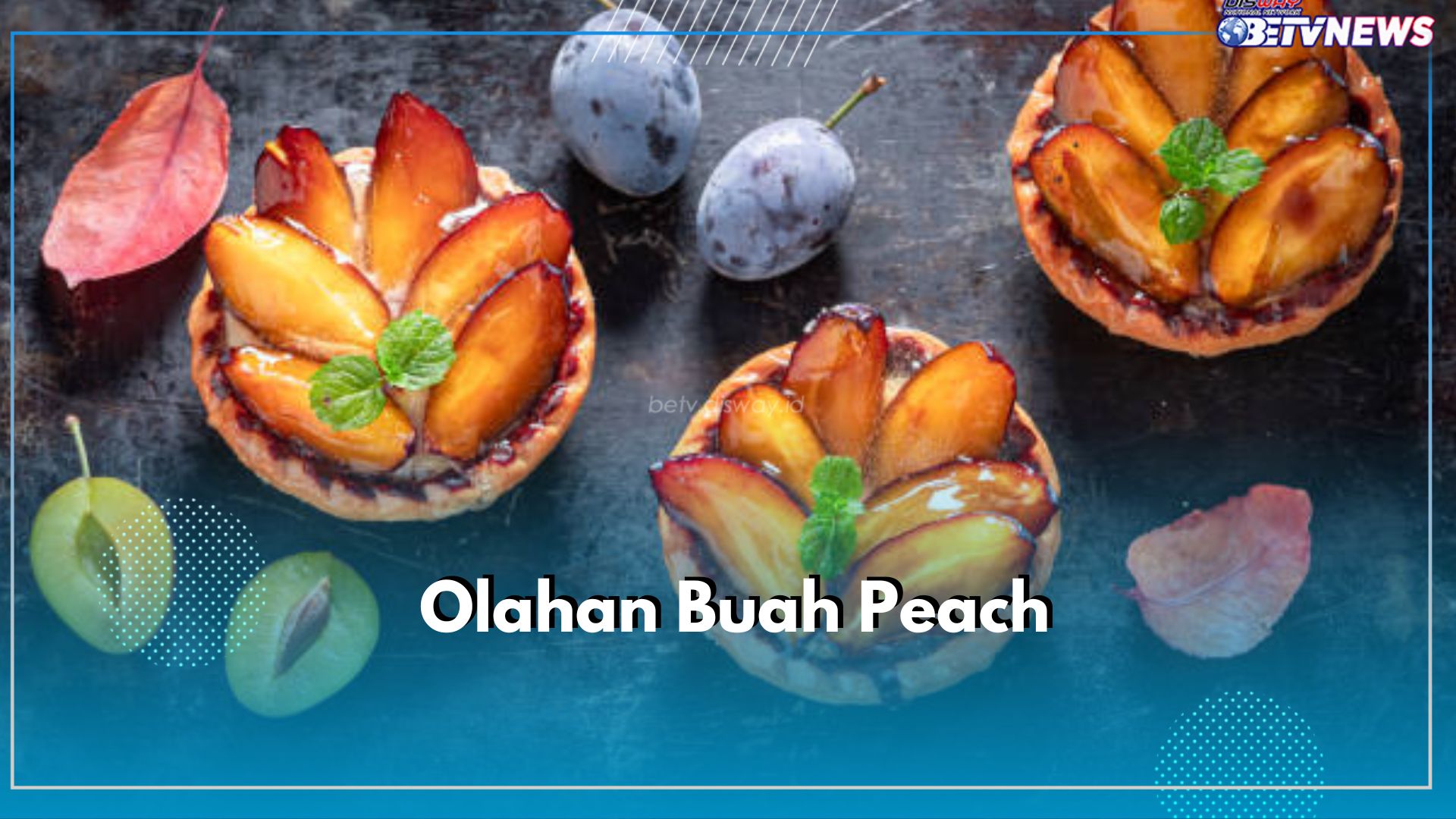 Bikin Ketagihan! 5 Olahan Buah Peach Ini Wajib Kamu Coba, Cek Resep dan Cara Buatnya Disini