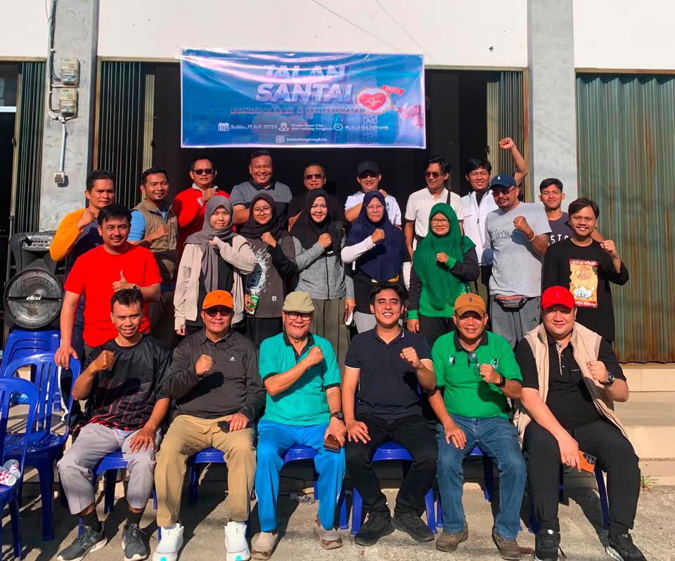 HMI-KAHMI Bengkulu Gelar Jalan Sehat, Donor Darah dan Cek Kesehatan Gratis