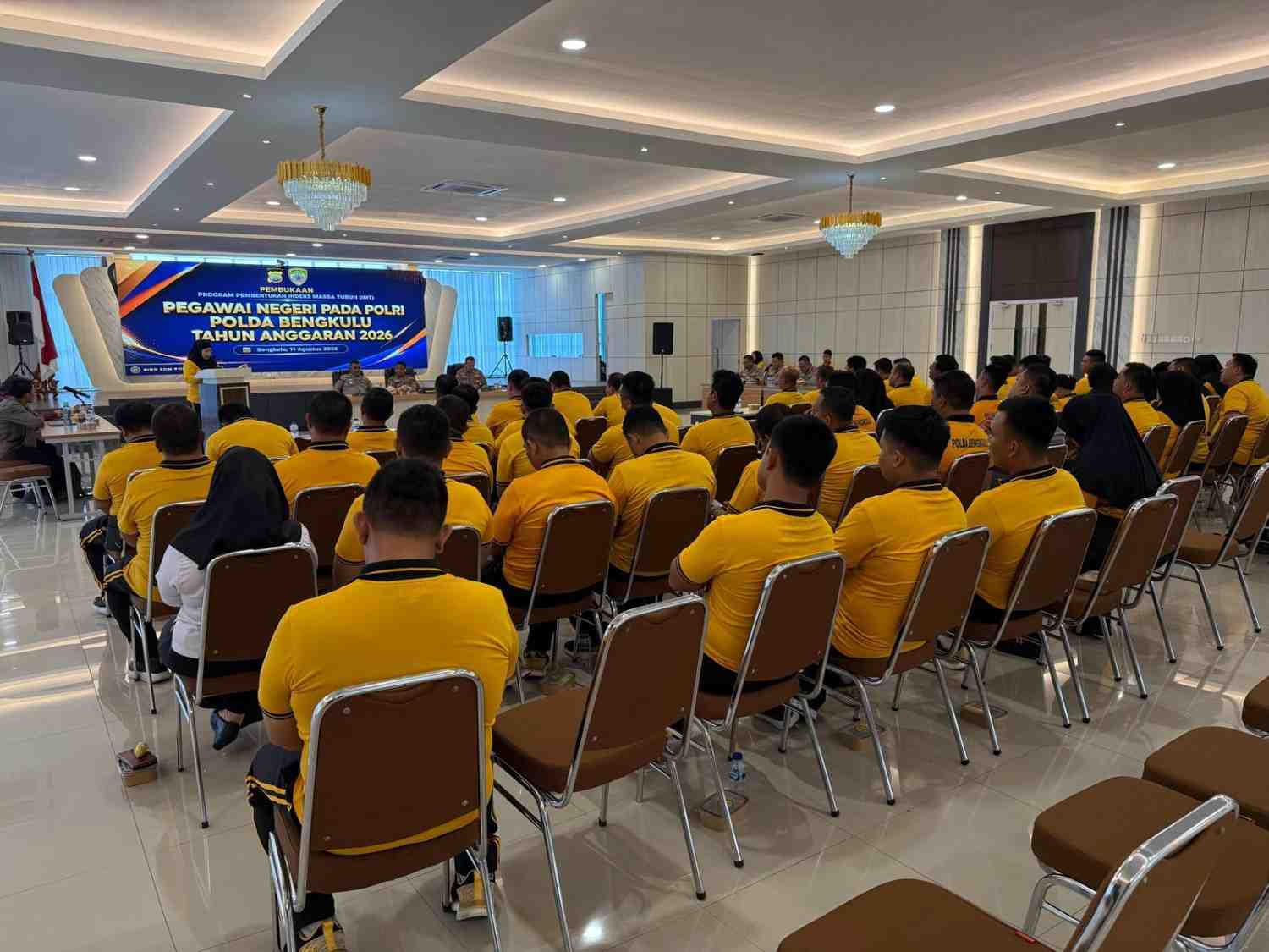 100 Personel Polda Bengkulu Masuk Program Pembinaan Overweight, Wakapolda: IMT Bukan Sekadar Rutinitas
