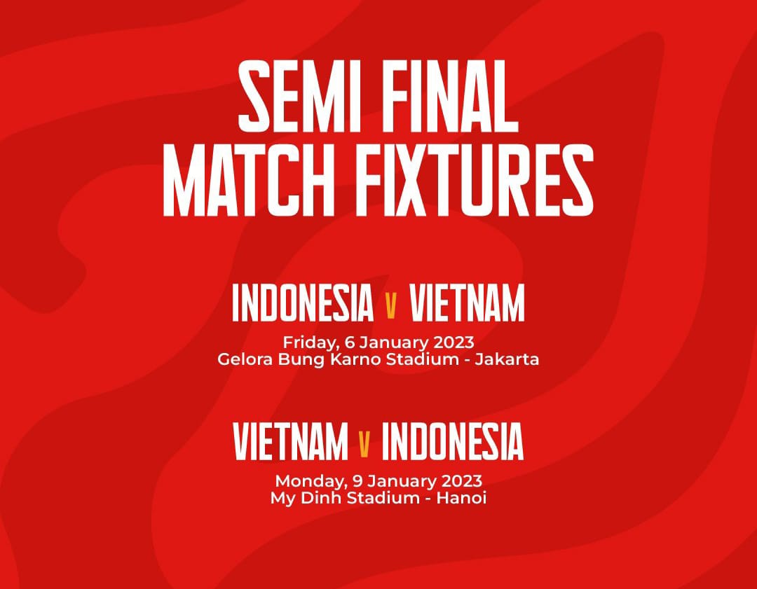 Semifinal Piala AFF 2022: Ini Prediksi dan Head to Head Indonesia vs Vietnam