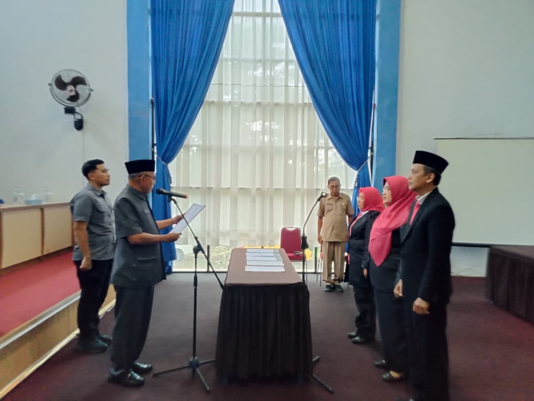 3 Pejabat Eselon III Kota Bengkulu Dilantik