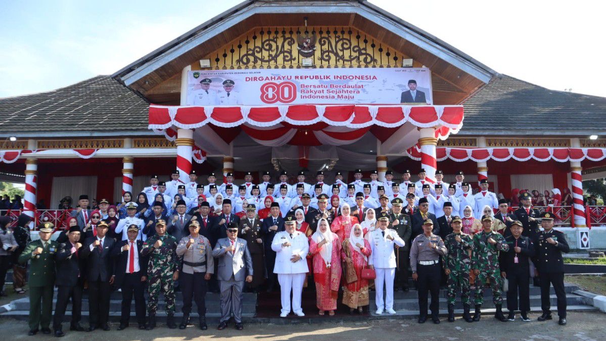 Khidmat dan Meriah, Upacara HUT RI ke-80 di Bengkulu Selatan Berjalan Lancar
