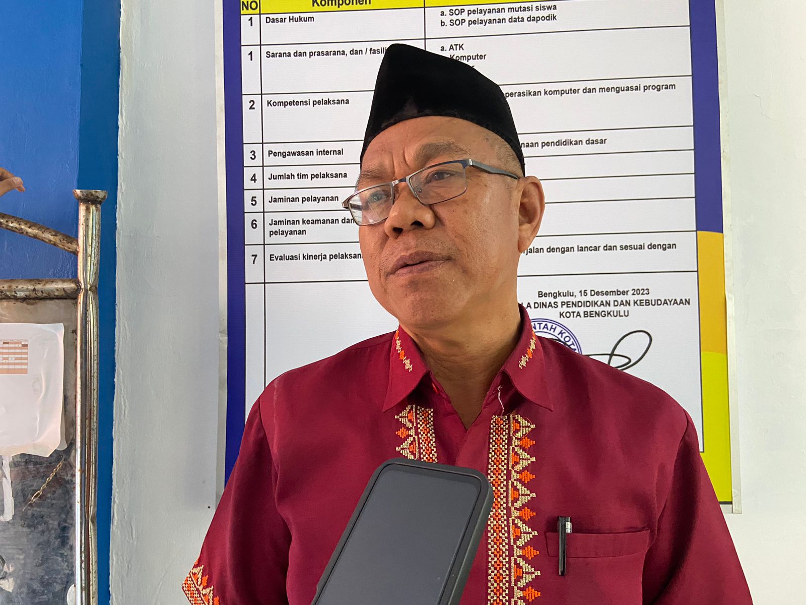 Minim Pendaftar Jalur Zonasi, SMPN 12 Kota Bengkulu Masih Kekurangan Siswa