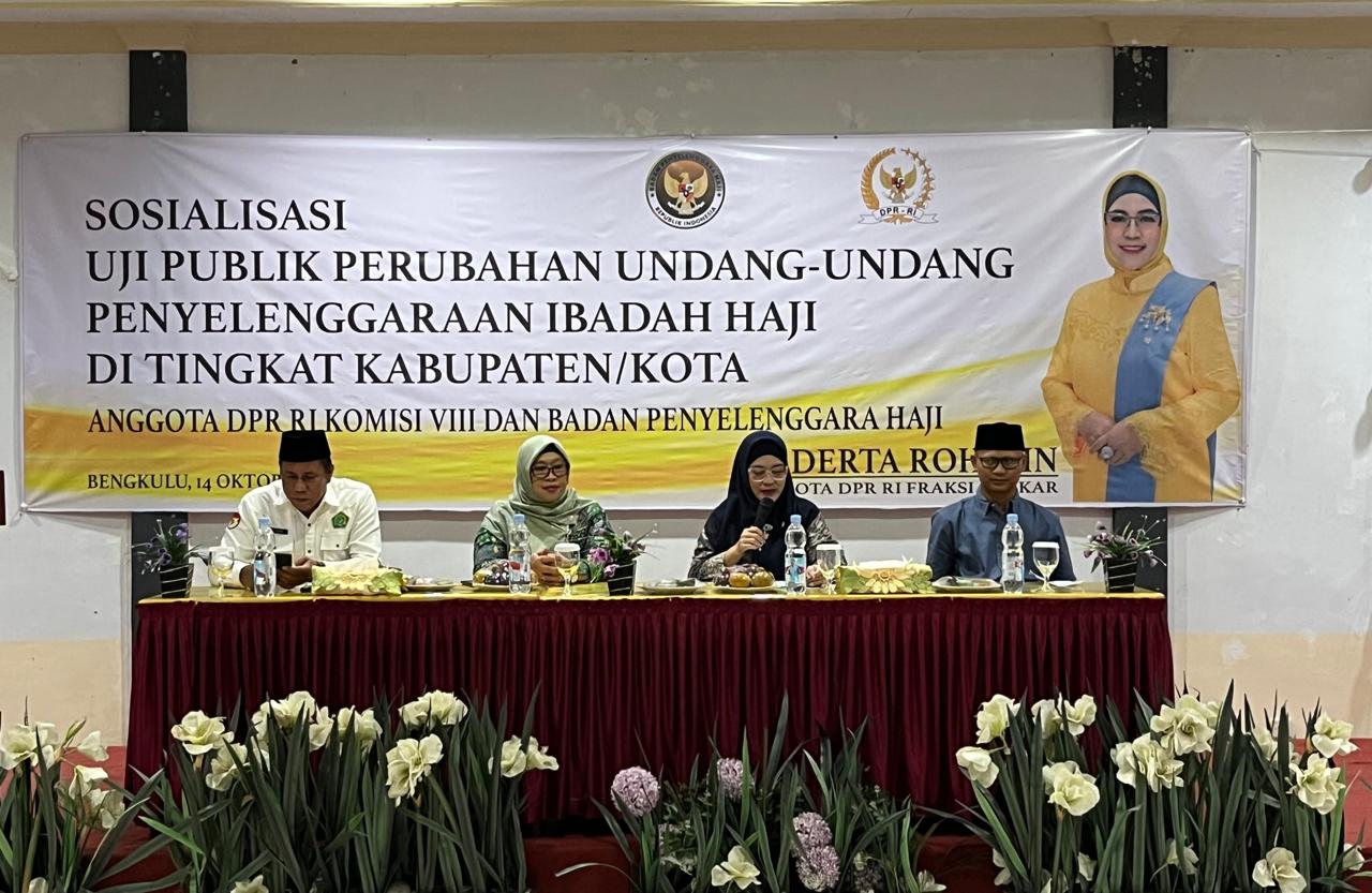 Rumuskan Regulasi Berkeadilan, Komisi VIII Gelar Sosialisasi Perubahan UU Penyelenggaraan Ibadah Haji