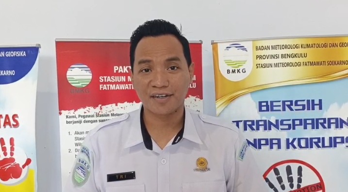 BMKG Prediksi Sejumlah Wilayah di Bengkulu Masih Berpotensi Diguyur Hujan 3 Hari ke Depan