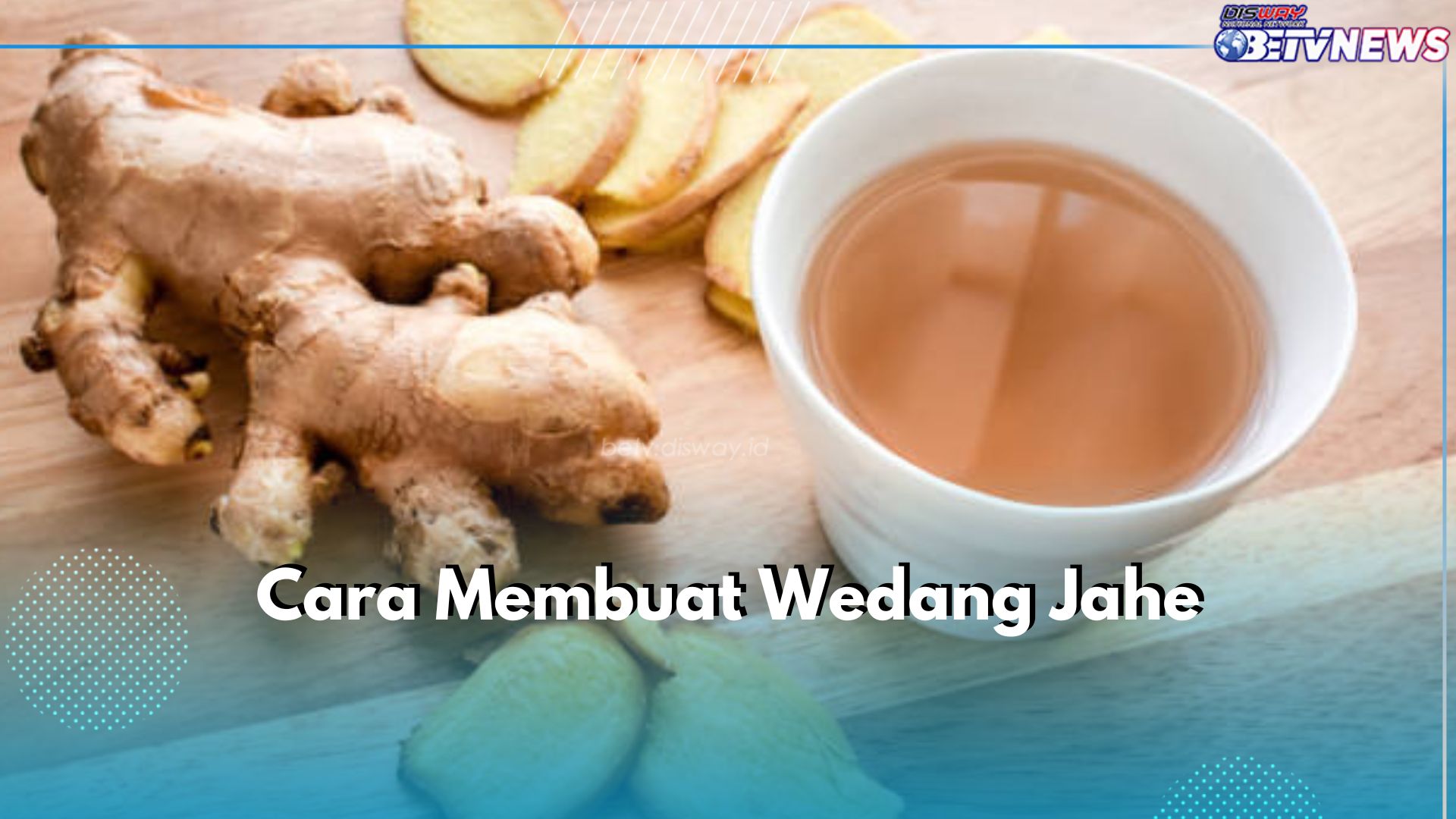 Ini 4 Cara Mudah Membuat Wedang Jahe di Rumah, Pilih Sesuai Seleramu!