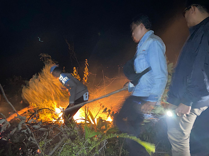 5 Hektar Lahan di Kaur Terbakar, Pemadaman Terkendala Sulitnya Medan