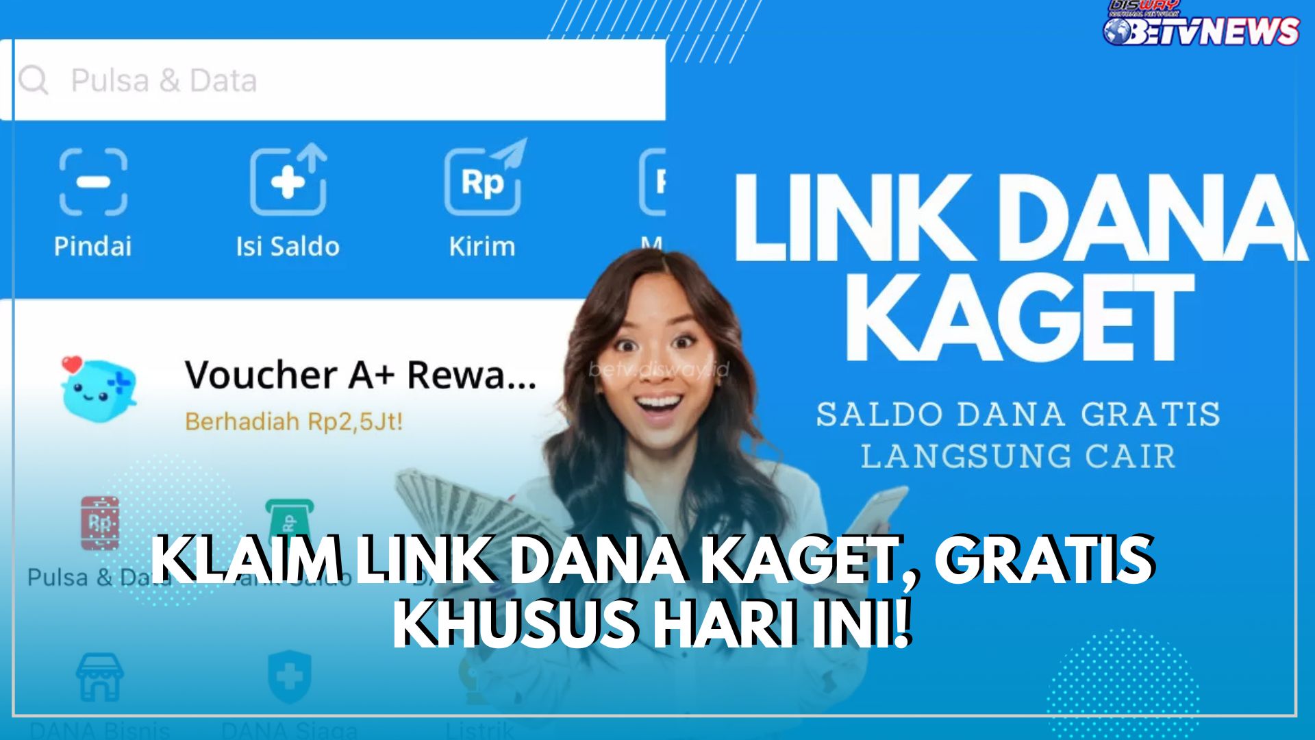 Klaim Link DANA Kaget, Gratis Khusus Hari Ini! Ada Saldo Rp125.000 Siap Masuk Dompet Digital