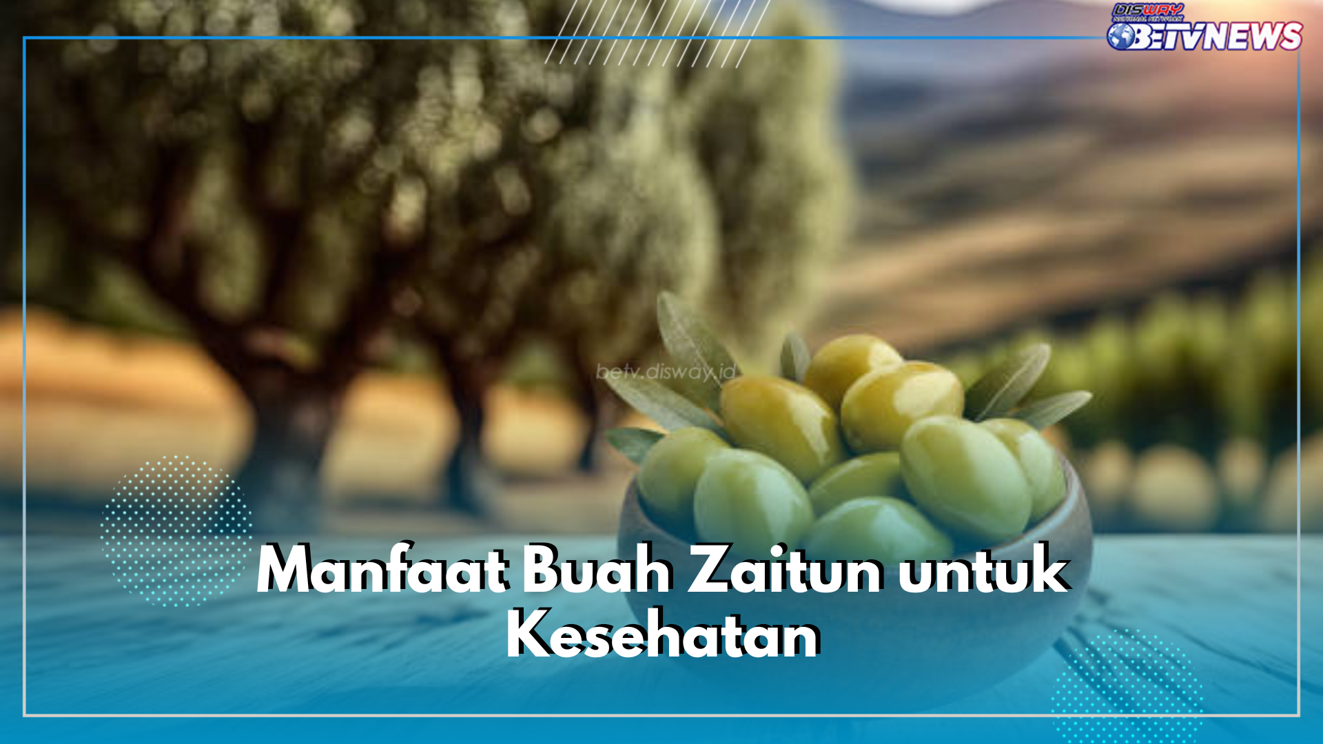 Jaga Kesehatan Jantung hingga Cegah Kanker, Ini 6 Manfaat Tersembunyi Buah Zaitun untuk Kesehatan