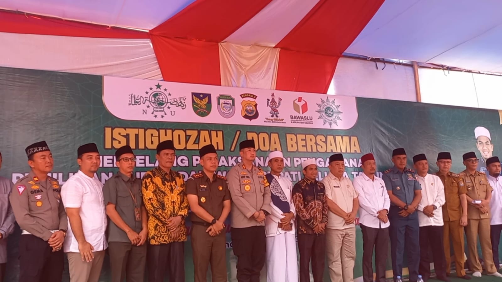 Jaga Kamtibmas Tetap Aman dan Kondusif, Polres Seluma Gelar Istighosah dan Doa Bersama