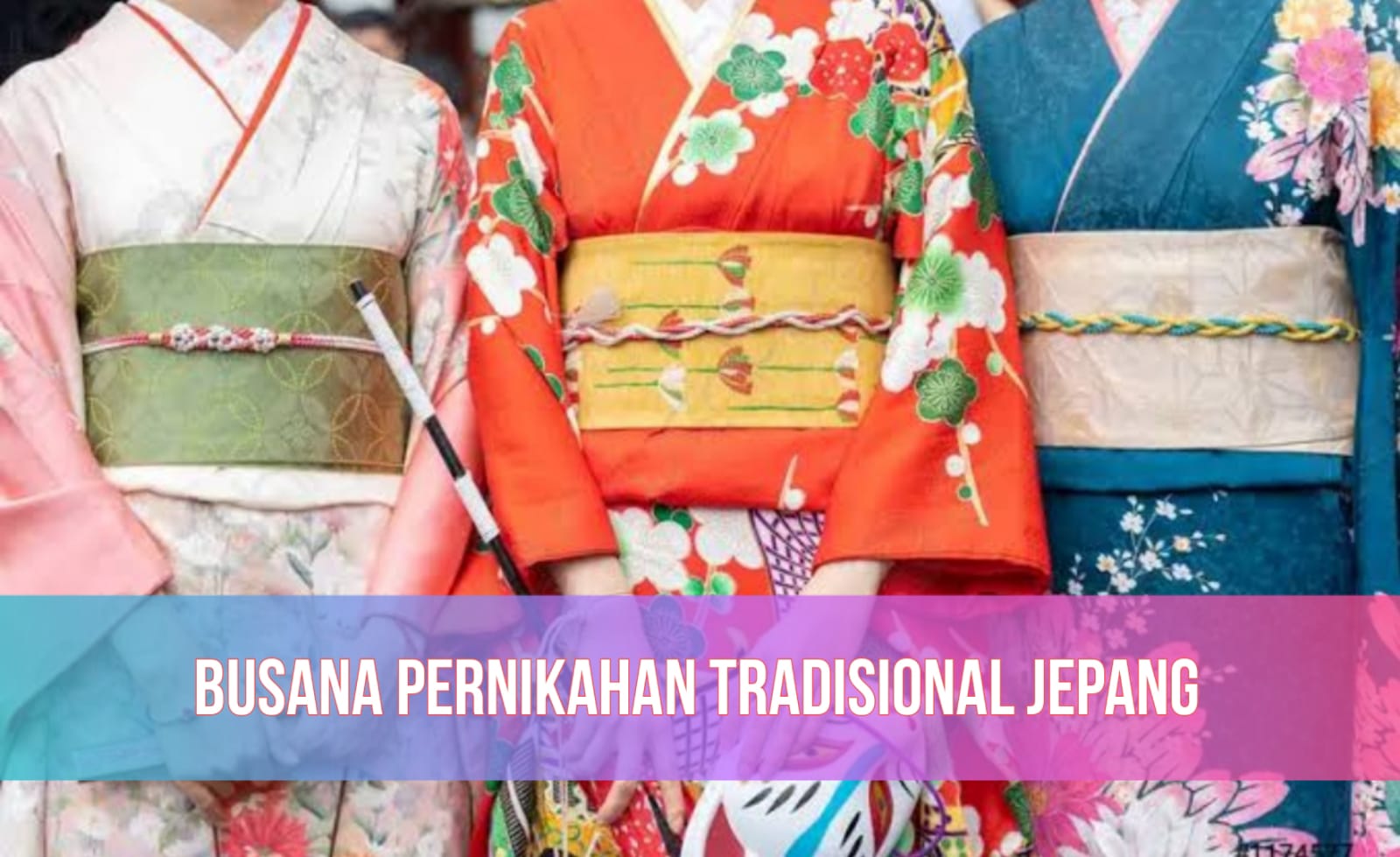 6 Busana dan Aksesoris Unik dalam Pernikahan Tradisional Jepang, Ada Pisau Kecil yang Punya Makna Mendalam