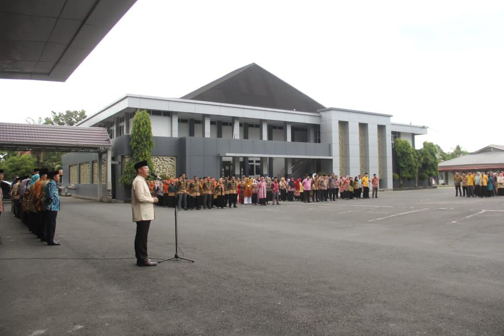 Apel Pagi Perdana, ASN dan THL Pemprov Dapat Pujian dari Gubernur Bengkulu