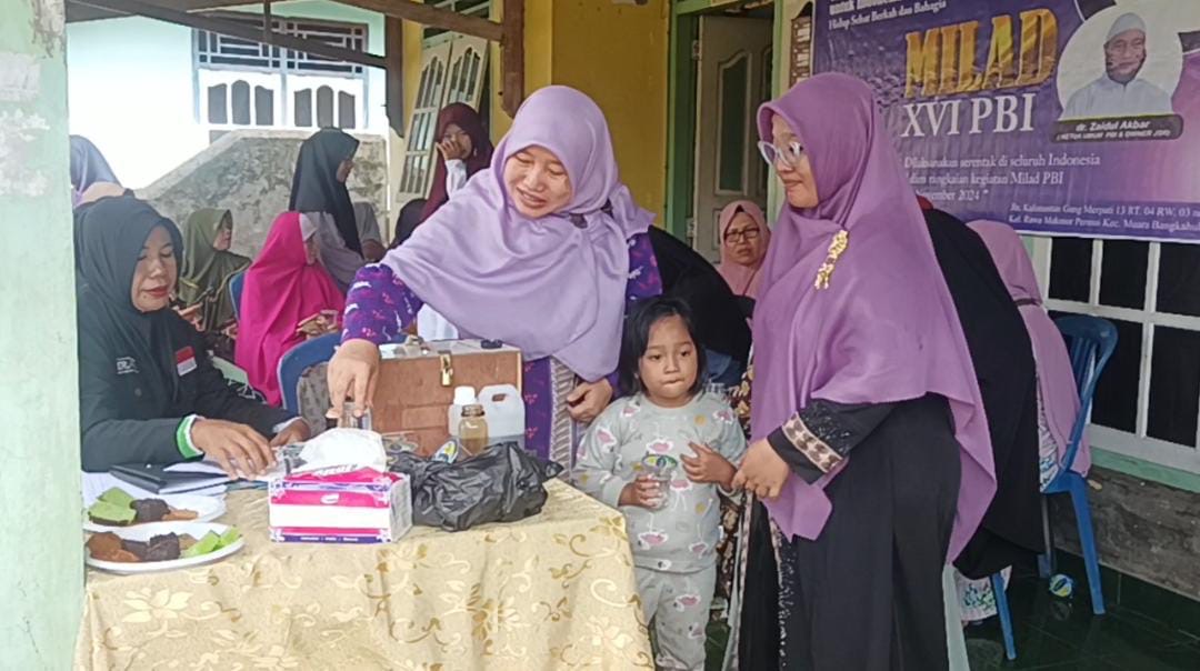 Rayakan HUT ke-10, PBI Provinsi Bengkulu Gandeng PD Salimah Gelar Bekam Massal