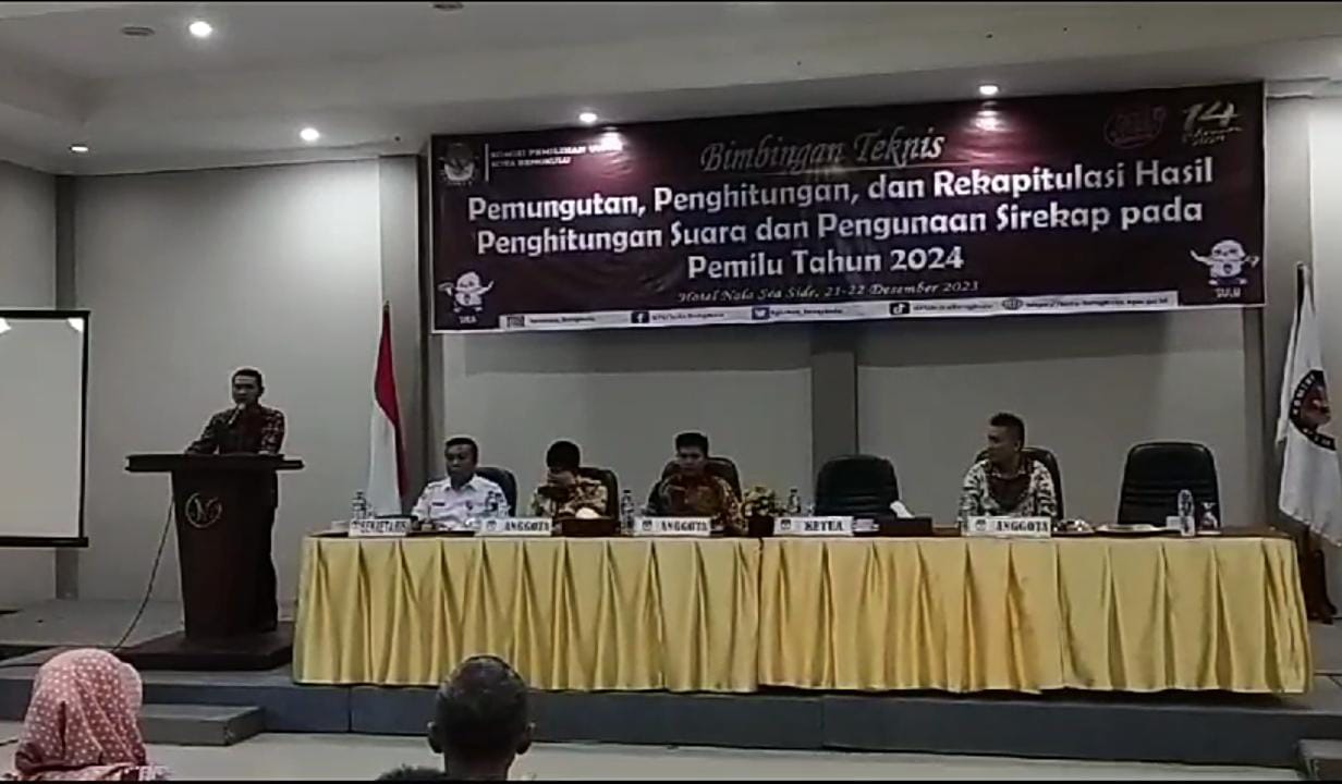 KPU Kota Bengkulu Bekali PPK dan PPS Teknis Pemungutan hingga Perhitungan Suara