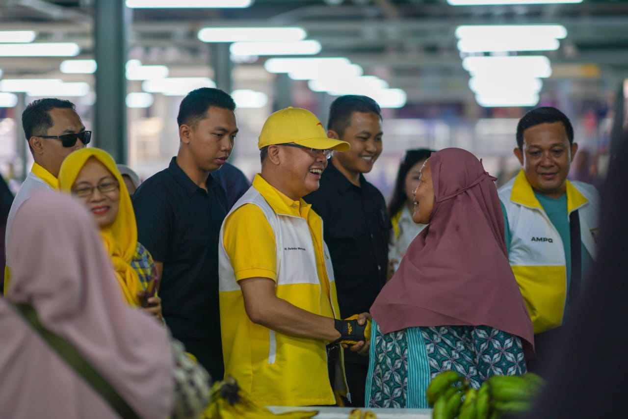 Rohidin Mersyah Blusukan ke Pasar Kutau, Pedagang Berpesan Lanjutkan Pembangunan