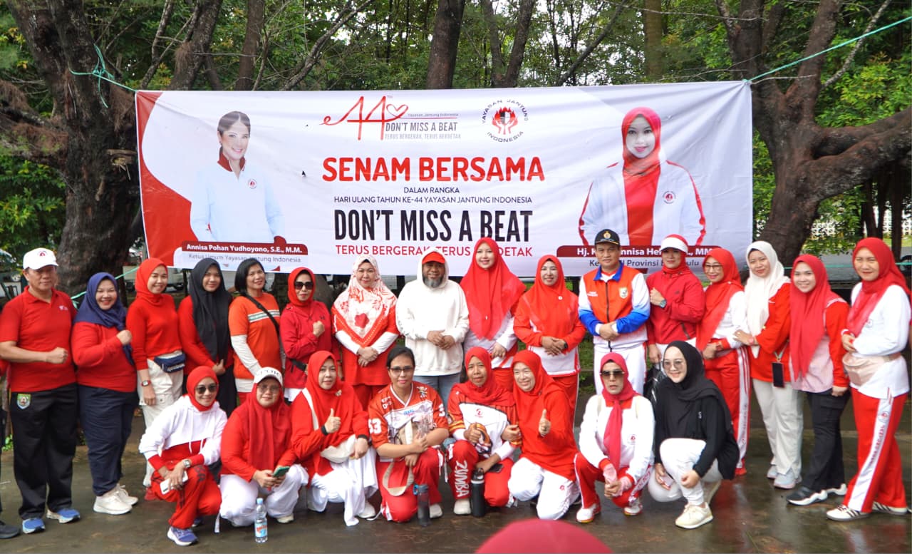 Gubernur Helmi Hasan Dukung Gerakan Jaga Kesehatan Jantung di Bengkulu