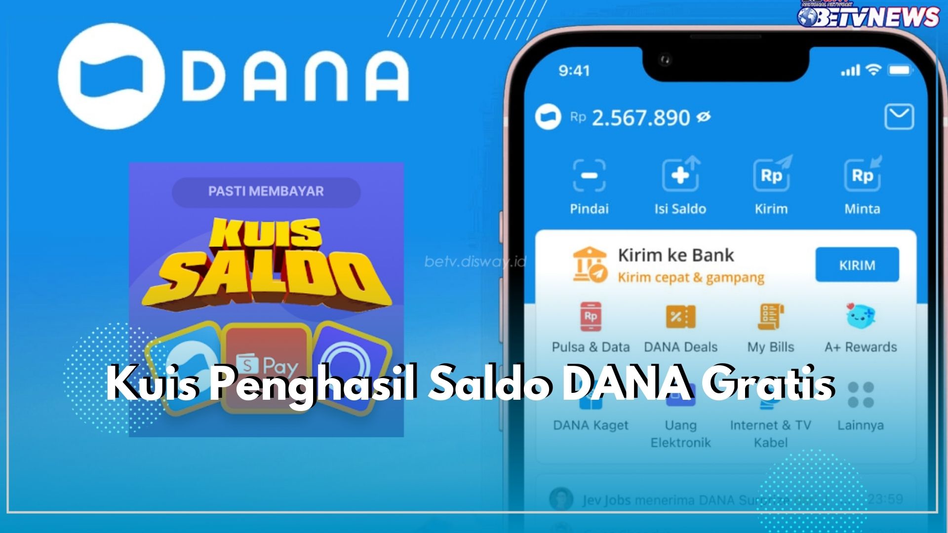 Asah Otak Dapat Cuan Lewat Kuis Penghasil Saldo DANA Ini, Berani Coba?