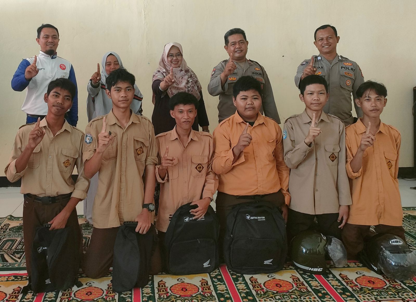 Edukasi Safety Riding Sambangi SMK Pembangunan Kota Bengkulu